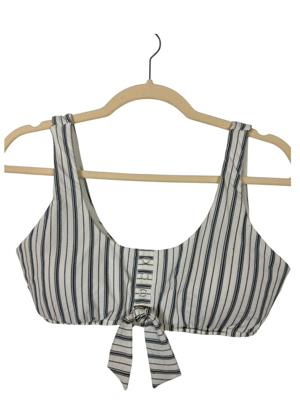 Seafolly Australia Sea stripe retro bikini top only size 14 or US 10